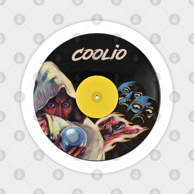 Coolio Vynil Pulp Magnet by terilittleberids