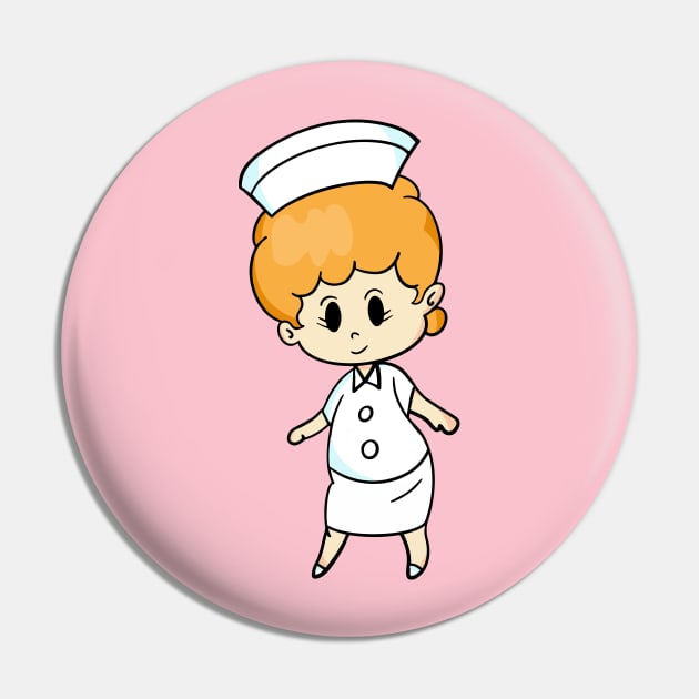 The nurse cartoon style Pin by Sabai Art