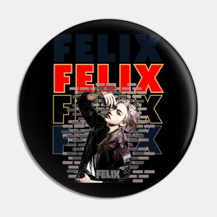 K-pop Stray Kids Felix Fan Art Pin