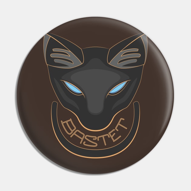 Bastet Amulet Pin by Kat C.