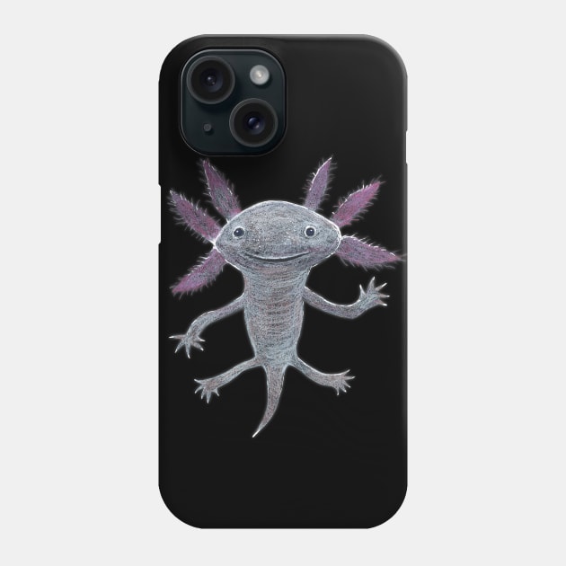Axolotl Phone Case by Bwiselizzy