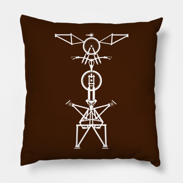 MTB Totem Pillow by ek