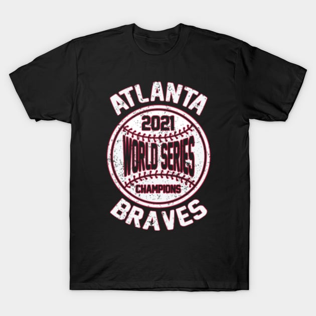 2021 Atlanta Braves World Series Champions Distressed Shirt