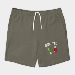 Working Over The Holidays Lights Christmas Joke Shorts