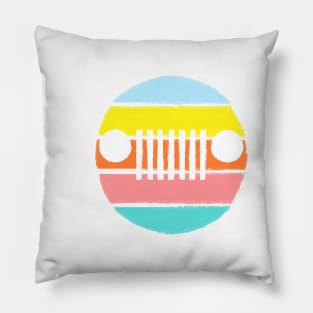 Jeep Wrangler Retro Pillow