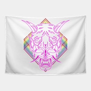 Retro Purple Shinigami Tapestry