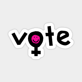 Vote for Womens Rights Female Gender Symbol Magnet