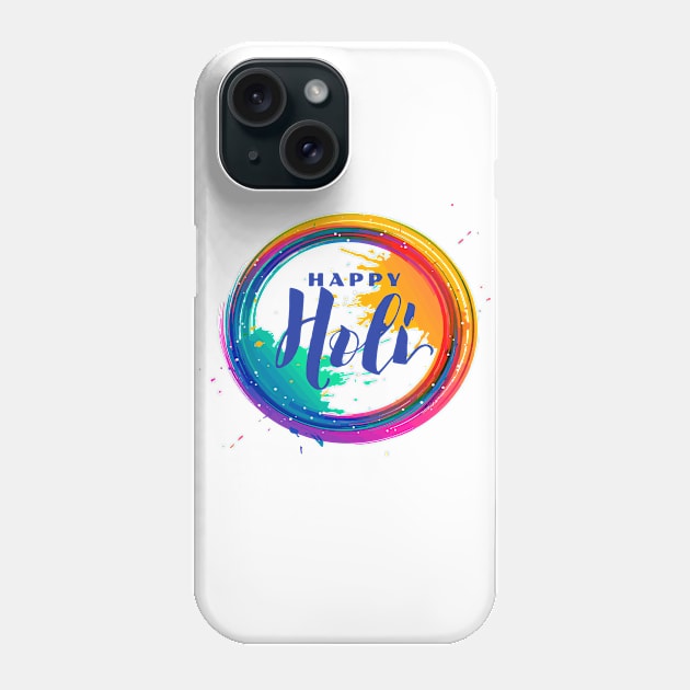 Color Splash Frame For Holi Phone Case by jobieh shop