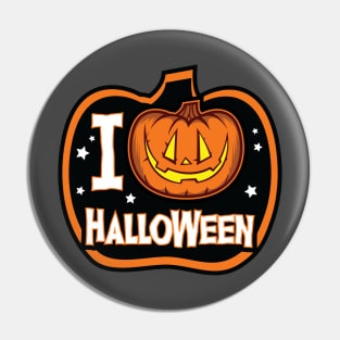 I Love Halloween | Pumpkin Pin