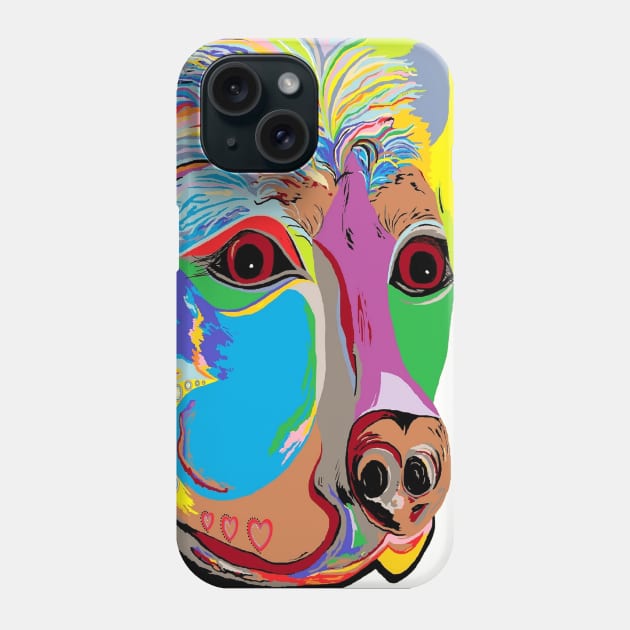 Colorful Rottweiler Phone Case by EloiseART