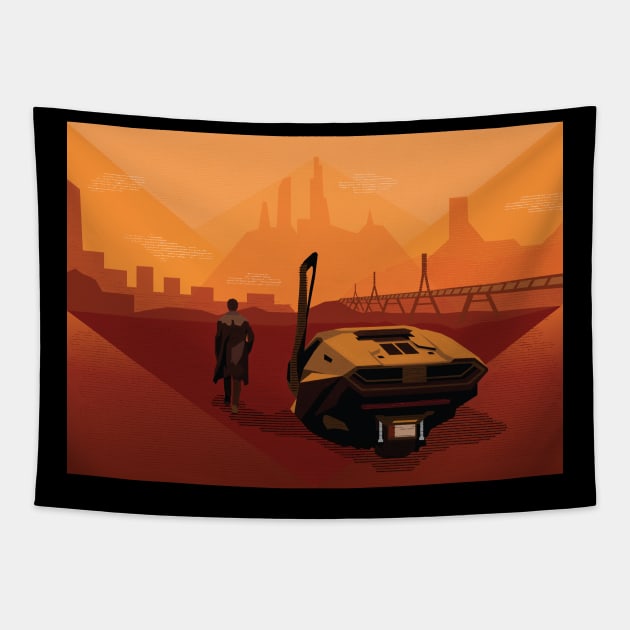 2049 Tapestry by StrayArte