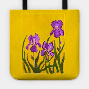 Iris Flower Tote