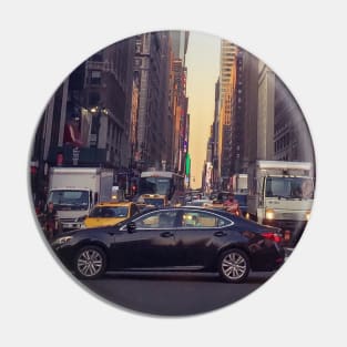 Traffic Jam, New York New York, Manhattan Pin