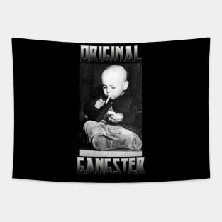 Original Gangster Meme Funny Parody Tapestry