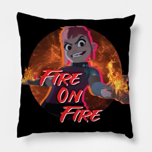 Nimona Movie (Fire On Fire) Pillow