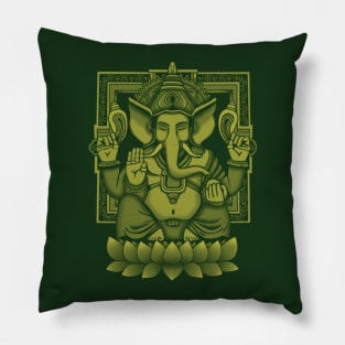 Ganesh Yellow Pillow