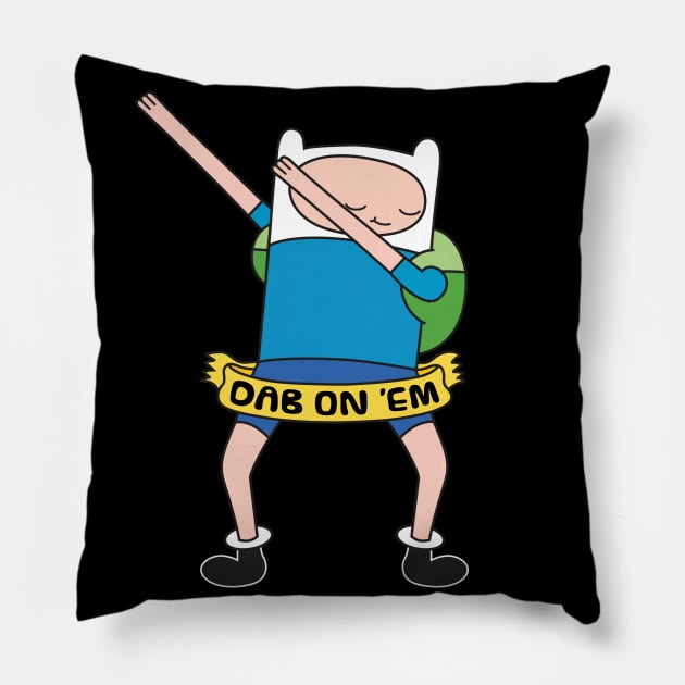 Finn dab Pillow by Plushism