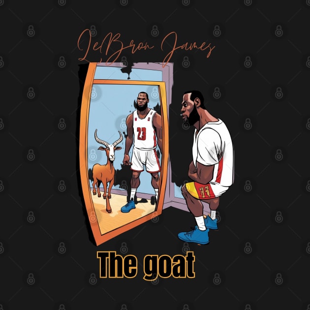 Lebron James goat Victor illustration artwork by Nasromaystro