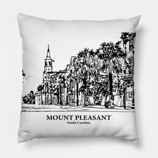 Mount Pleasant - South Carolina Pillow