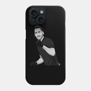 Hakan Çalhanoğlu Black and White Version. Phone Case