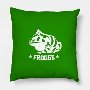 Ceratophrys, horned frog. Minimal art for amphibian lovers Pillow