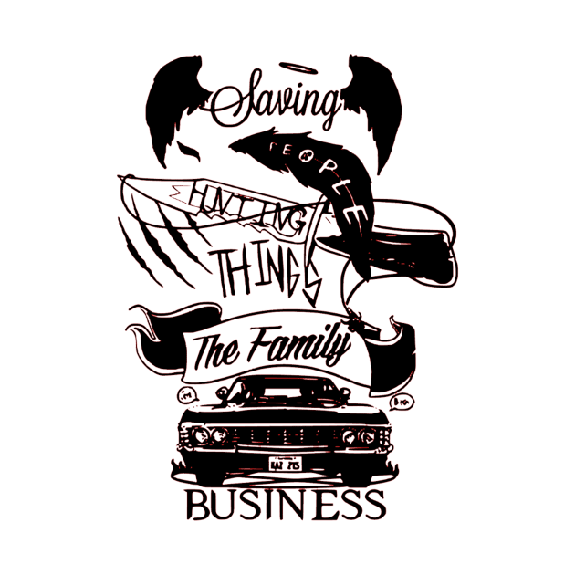 Supernatural Family Business by OtakuPapercraft