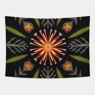 floral symmetry Tapestry