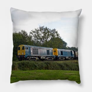 Vintage Class 20 British Rail locos Pillow