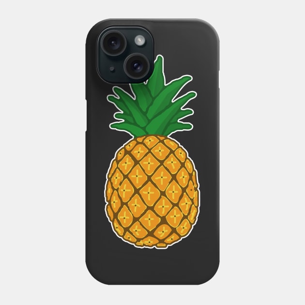 Pineapple Phone Case by headrubble