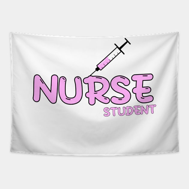 Nurse Student Pink Tapestry by MedicineIsHard