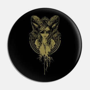 occult girl Pin