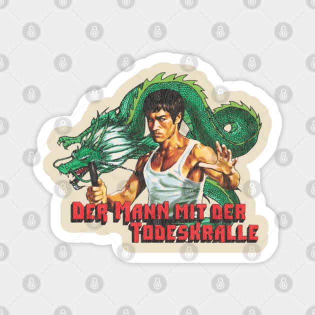 Kung Fu Dragon 1973 Magnet by Viking Age