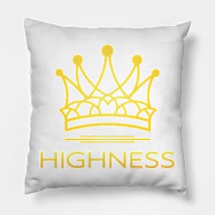 Golden Crown Pillow