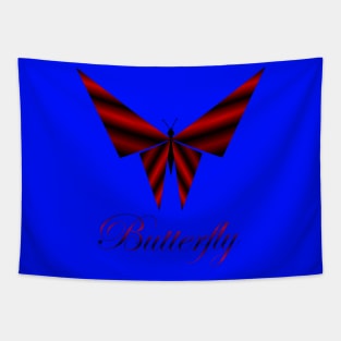 Metallic Butterfly Tapestry