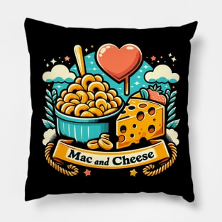 I Love Mac And Cheese Pillow