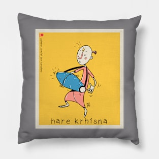 Hare Krishna devotees. Pillow