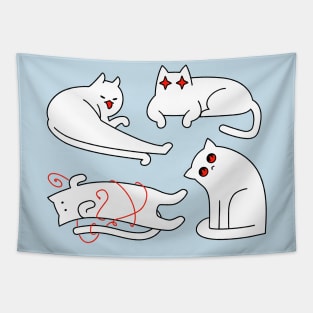 meme cats Tapestry