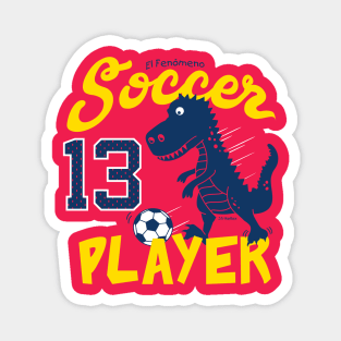 Soccer Rex Magnet