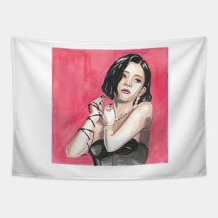 Soyeon G-IDLE Rapper painting Tapestry