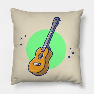 Guitar Accoustic Music Pillow