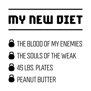 My New Diet Mens Workout - Gift Funny T-Shirt