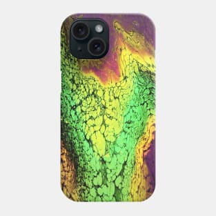 Emerald placer Fluid Art Phone Case