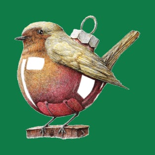 Christmas robin T-Shirt