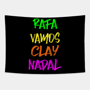 RAFA VAMOS CLAY NADAL Tapestry