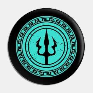 Poseidon Shield Pin