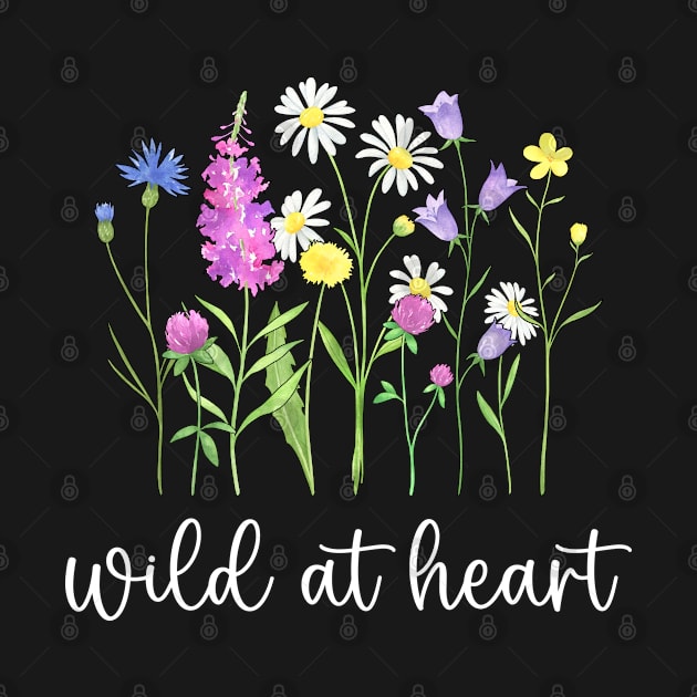 Blooming Wildflowers - Wild At Heart by Whimsical Frank