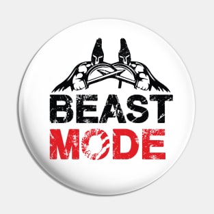 Beast mode fighters Pin