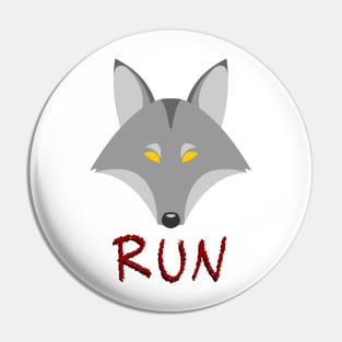 Wolf - Run Pin