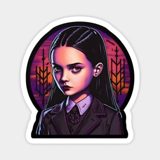 Wednesday Addams - The Addams Family Magnet