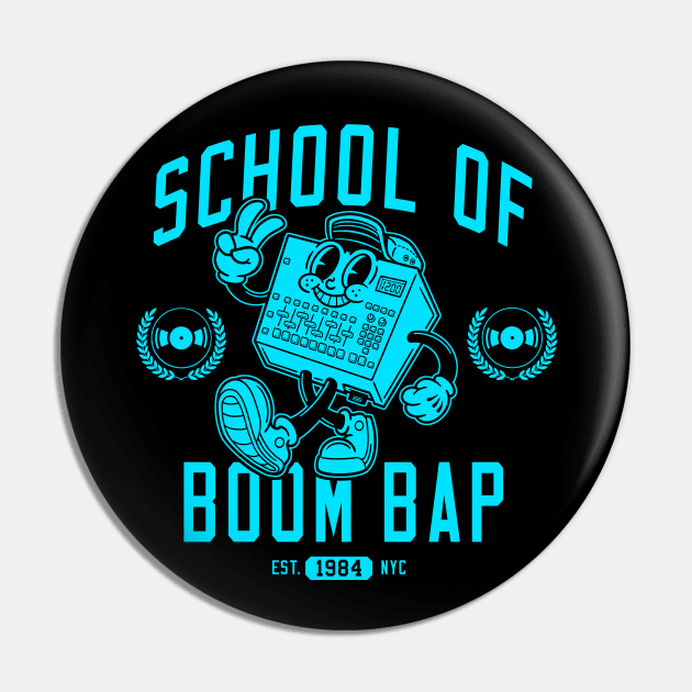 School of Boom Bap (Tealy Dan Edition) Pin by analogdreamz